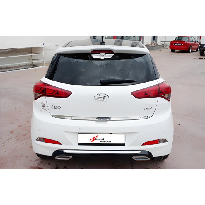 Задний диффузор DPT (2014-2018, черный глянец) для Hyundai I-20