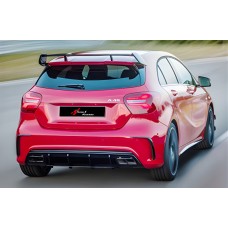 Задний диффузор DPT (для AMG, черный глянец) для Mercedes A-сlass W176 2012-2018 гг