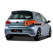 Задній дифузор DPT V-1(чорний глянець) для Volkswagen Golf 6