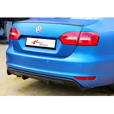 Задній дифузор DPT (2011-2014, чорний глянець) для Volkswagen Jetta рр