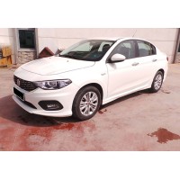 Боковые пороги DPT (черный глянец) для Fiat Tipo 2016- гг