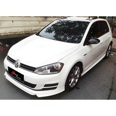 Бокові пороги DPT V-1 (чорний глянець) для Volkswagen Golf 7/E-Golf