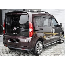 Спойлер DPT (чорний глянець) для Fiat Doblo II 2010-2022 рр