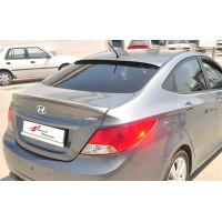 Спойлер DPT (чорний глянець) для Hyundai Accent 2011-2017 рр