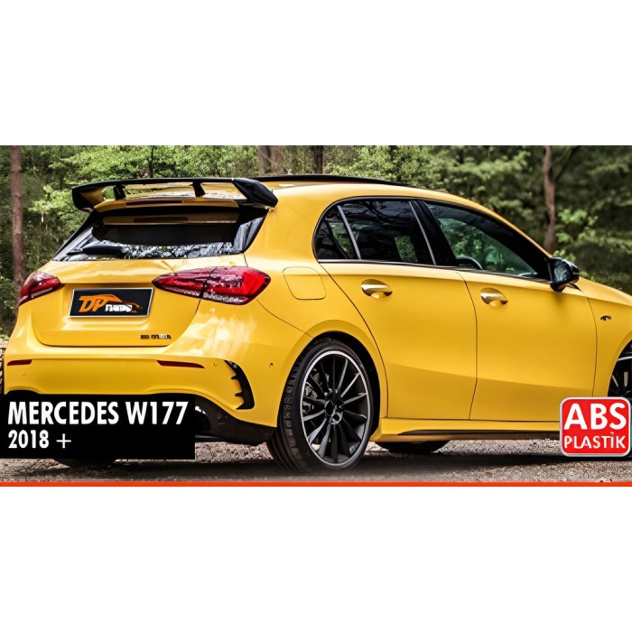 Спойлер DPT V-1 (чорний глянець) для Mercedes A-сlass W177 2018- рр