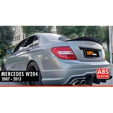 Спойлер DPT V-2 (чорний глянець) для Mercedes C-class W204 2007-2015рр