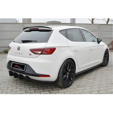 Спойлер DPT V-8 (чорний глянець) для Seat Leon 2013-2020 рр