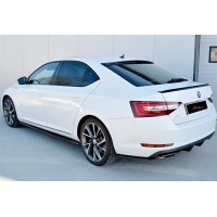 Спойлер DPT V-1 (2015-2019, черный глянец) для Skoda Superb