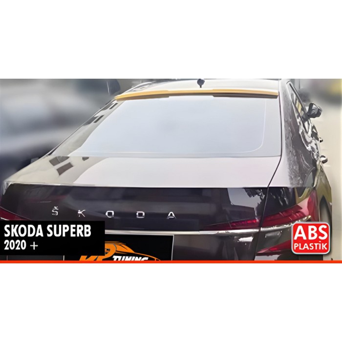 Спойлер DPT V-2 (2019-2024, чорний глянець) для Skoda Superb рр