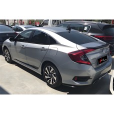 Задні FLAP накладки DPT (чорний глянець) для Honda Civic Sedan X 2016-2021 рр