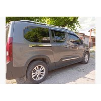 Молдинги здвіжної дверки (2 шт., нерж) для Toyota Proace City