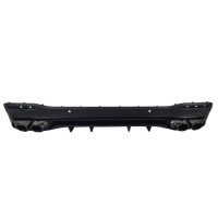 Задний диффузор с насадками Black (дизайн GLS53) для Mercedes GLS X167