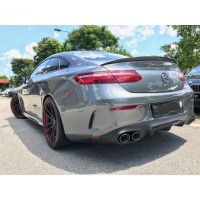 Задній дифузор з насадками Black (Дизайн AMG53) для Mercedes E-class coupe C238