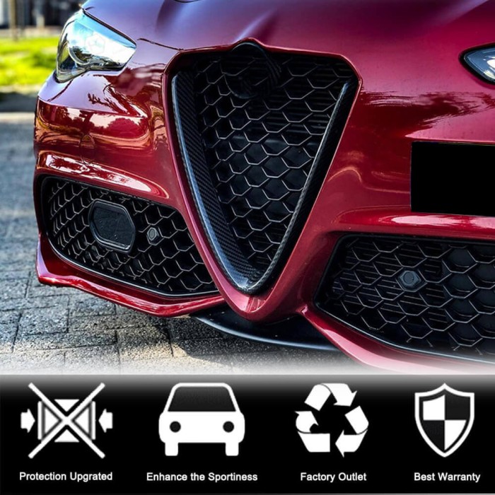 Рамка передней решетки (Карбон) для Alfa Romeo Giulia 2016-2022 гг