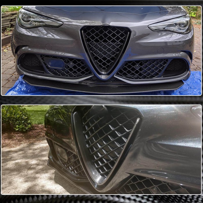 Рамка передней решетки (Карбон) для Alfa Romeo Giulia 2016-2022 гг