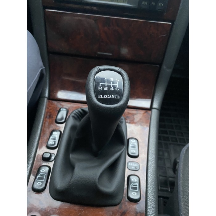 Чохол і ручка КПП із рамкою (Elegance) 5 ступка для Mercedes E-сlass W210 1995-2002 рр