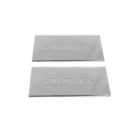Накладки на внутрішні пороги Carmos V1 (2 шт, нерж) для Citroen Jumper 2007-2025 рр
