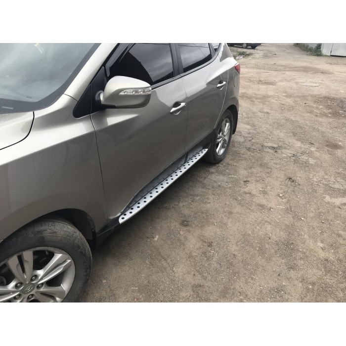 Бокові пороги Niken-BMW-Style (2 шт, пластик) для Hyundai IX-35 2010-2015 рр