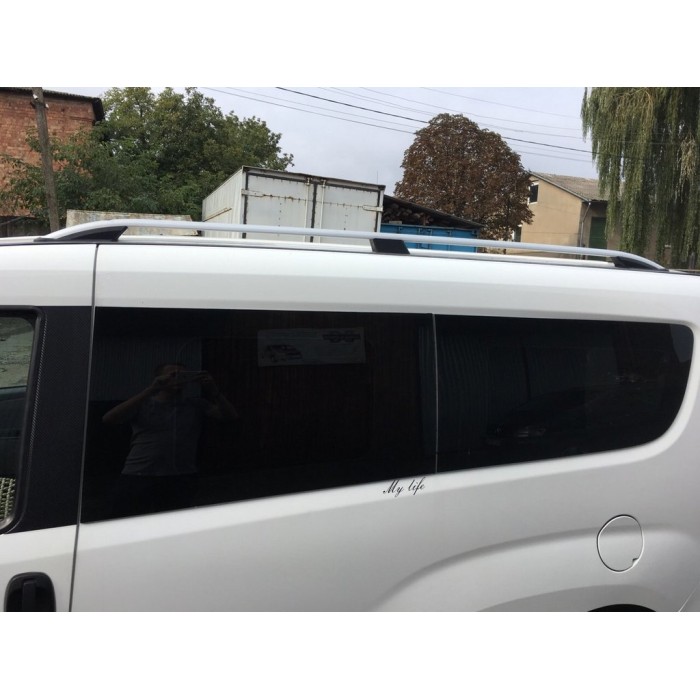 Рейлінги CROWN (сірий мат) Стандартна база для Fiat Doblo II 2010-2022 рр