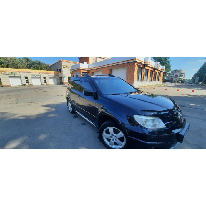 Ветровики (4 шт, HIC) для Mitsubishi Outlander 2001-2006 гг