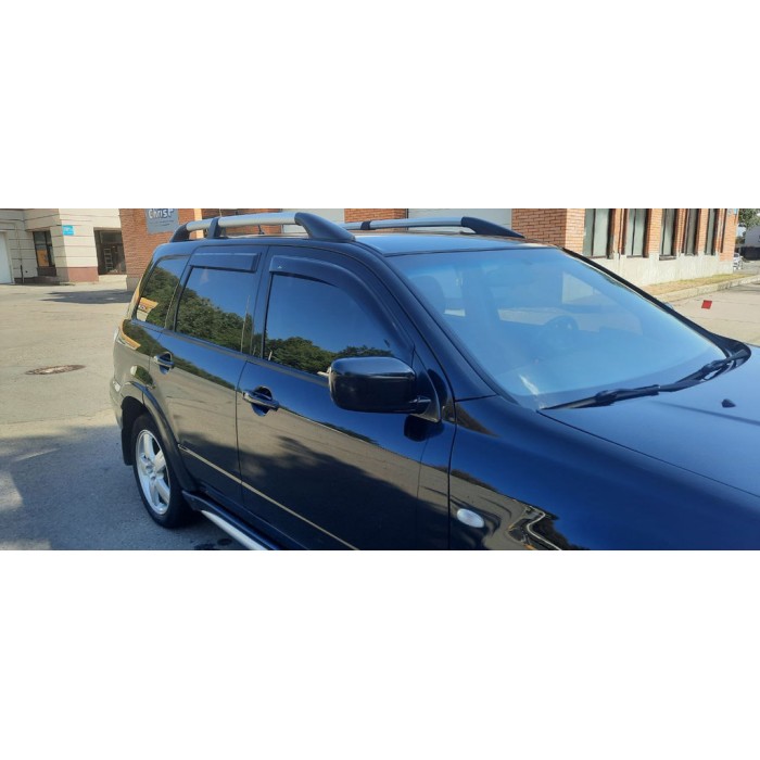 Ветровики (4 шт, HIC) для Mitsubishi Outlander 2001-2006 гг