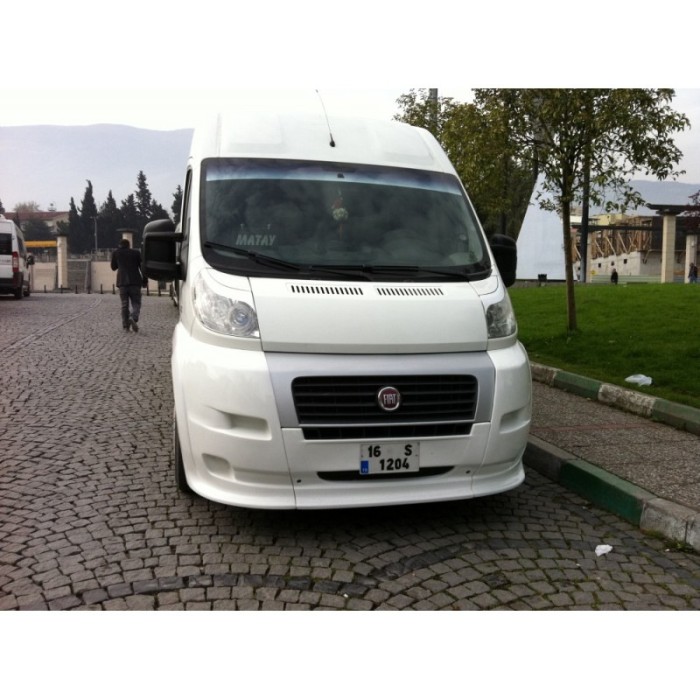 Передня накладка 2006-2014 (з 3 частин, під фарбування) для Fiat Ducato рр