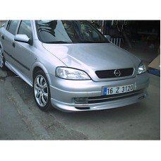 Передня нижня накладка HB (під фарбування) для Opel Astra G classic 1998-2012 рр