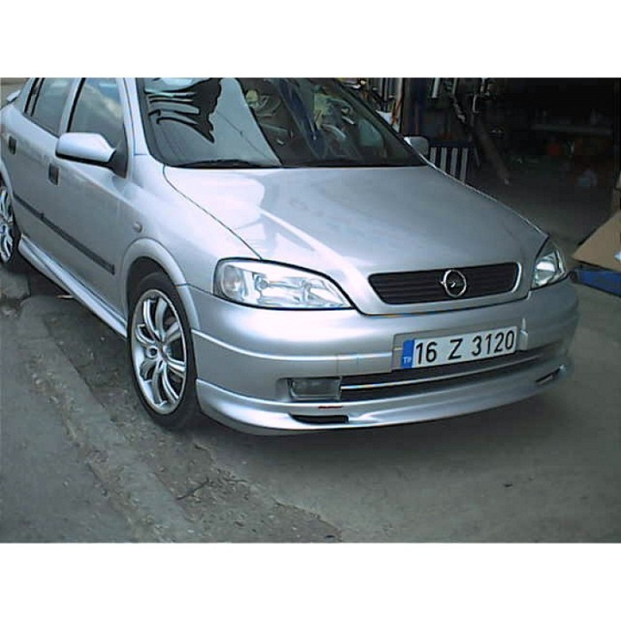 Передня нижня накладка HB (під фарбування) для Opel Astra G classic 1998-2012 рр