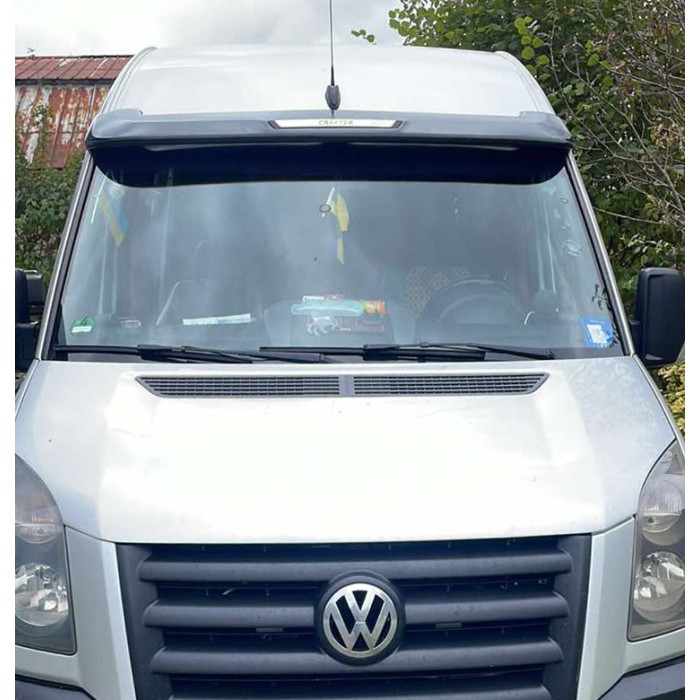 Дефлектор лобового скла V1 (під фарбування, на клей) для Volkswagen Crafter 2006-2016 рр