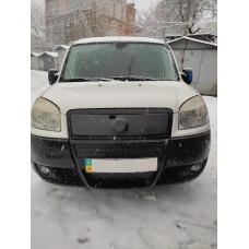 Верхня зимова накладка на решітку Матова для Fiat Doblo I 2005-2010 рр