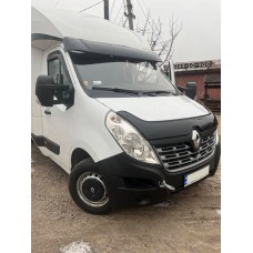 Козирьок на лобове скло V1 (чорний глянець, 5мм) для Nissan NV400 2010-2024 рр