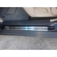 Накладки на пороги OmsaLine (4 шт, нерж) для Nissan X-trail T32 / Rogue 2014-2021 рр