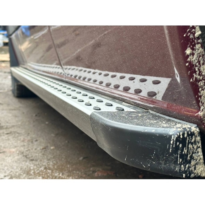 Бокові пороги DOT-Line (2 шт., Алюм.) Середня база для Mercedes Sprinter W906 2006-2018 рр