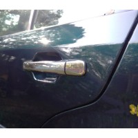 Накладки на ручки (4 шт, нерж) для Mercedes E-сlass W124 1984-1997 рр
