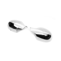 Накладки на зеркала (2 шт, нерж.) для Renault Symbol 2008-2013 гг