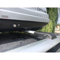 Перемички на рейлінги під ключ WingBar V1 (2 шт) Сірий для Peugeot Partner Tepee 2008-2018 рр