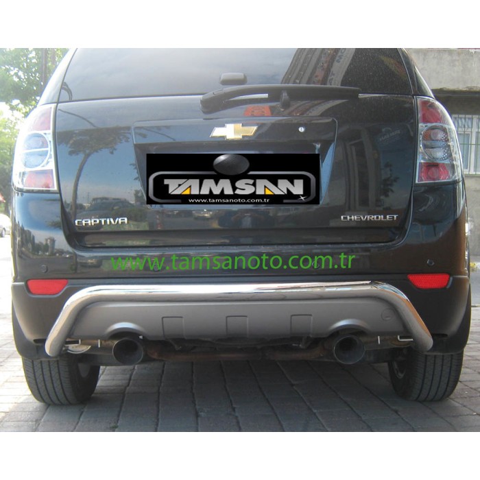 Задня дуга AK007 (нерж.) для Chevrolet Captiva 2006-2019 рр