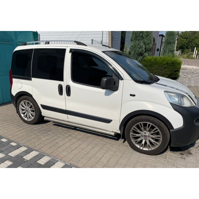 Накладки на арки (4 шт, чорні) 1 двері металеві для Peugeot Bipper