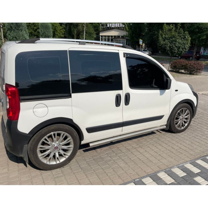 Накладки на арки (4 шт, чорні) 1 двері металеві для Peugeot Bipper