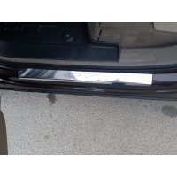 Накладки на дверні пороги (4 шт, Carmos) для Ауди Q7 2005-2015 рр