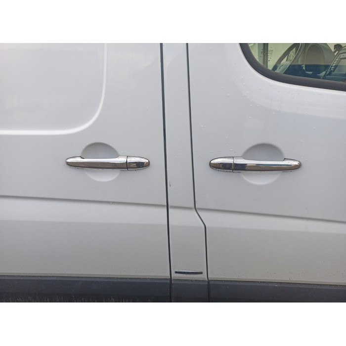 Накладки на ручки (4 шт, нерж) Carmos - Турецкая сталь для Mercedes Sprinter W906 2006-2018 гг