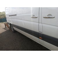 Накладки на ручки (4 шт, нерж) Carmos - Турецкая сталь для Mercedes Sprinter W906 2006-2018 гг
