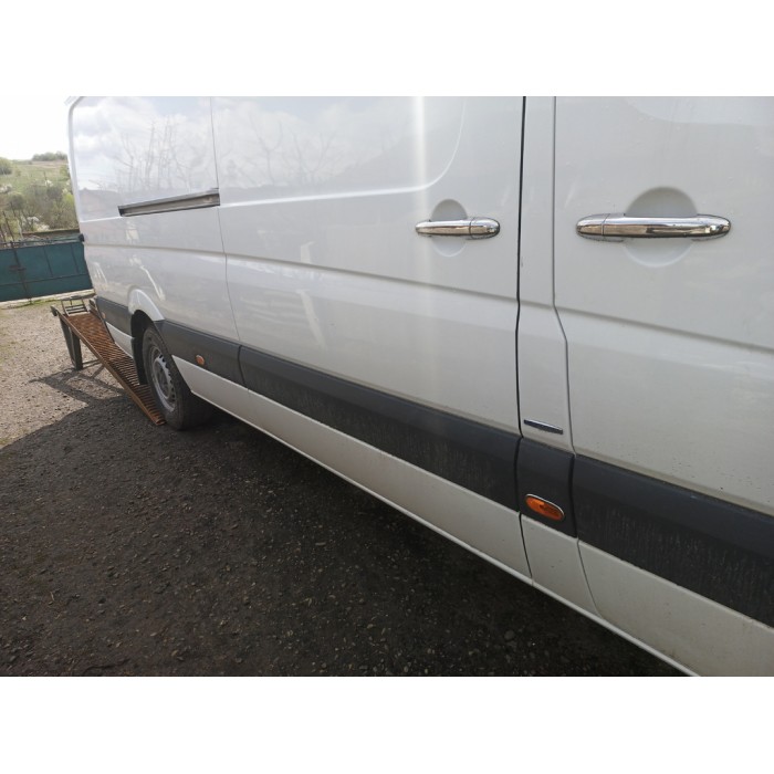 Накладки на ручки (4 шт, нерж) Carmos - Турецкая сталь для Mercedes Sprinter W906 2006-2018 гг