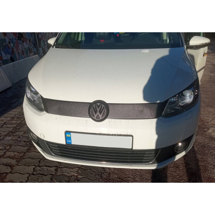 Зимова накладка на решітку (верхня) Матова для Volkswagen Caddy 2010-2015 рр