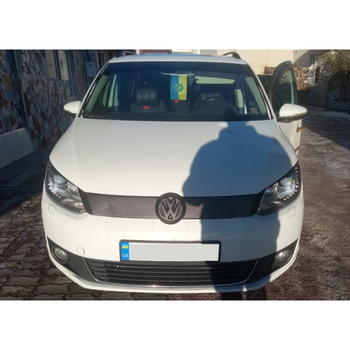 Зимова накладка на решітку (верхня) Матова для Volkswagen Caddy 2010-2015 рр