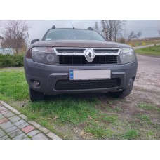 Зимова нижня накладка на решітку Матова для Renault Duster 2008-2017 рр