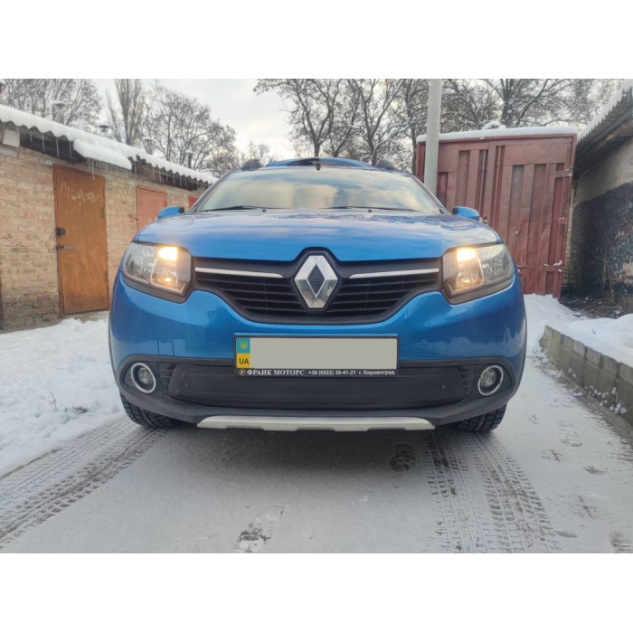 Зимова нижня накладка на решітку Матова для Renault Sandero 2013-2022 рр