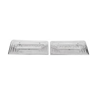 Накладки на внутренние пороги (Omsa, нерж) 2 порога для Volkswagen T5 Caravelle 2004-2010 гг