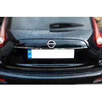 Хром планка над номером (нерж.) Carmos - Турецкая сталь для Nissan Juke 2010-2019 гг