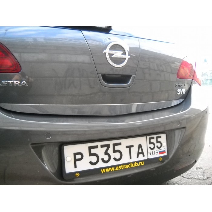 Кромка багажника (нерж) для Opel Astra J 2009-2015 рр